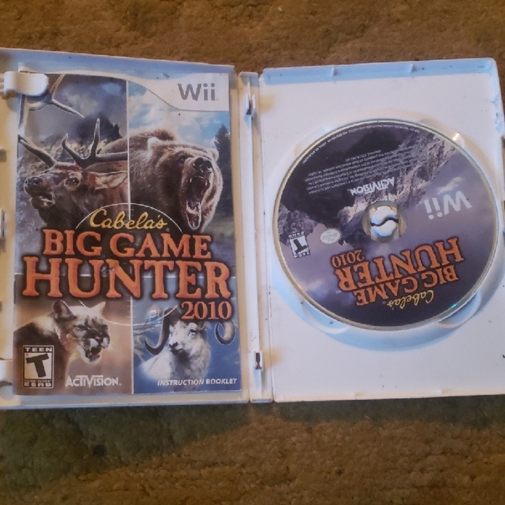 Cabela's Big Game Hunter 2010 for Wii - Brown and Blue